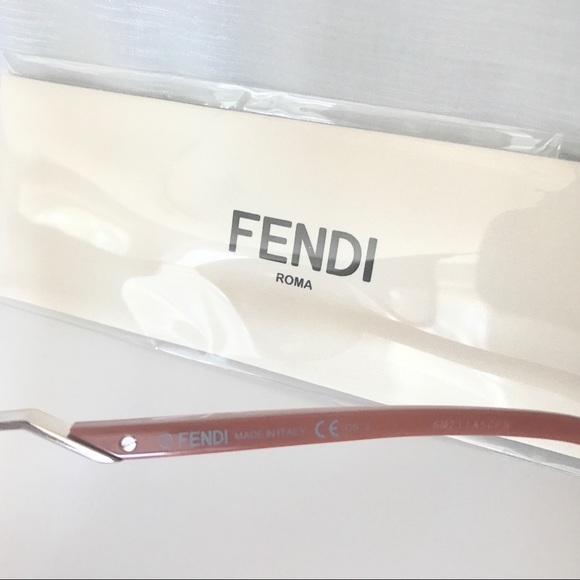 Authentic Fendi cat eye wayfarer zigzag sunglasses - Picture 6 of 8